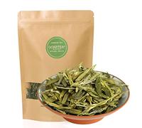 GOARTEA 4Pcs 250g Total 35.2 Oz West Lake Xihu Long Jing Longjing Té Verde Dragon Well Té Verde Spring Loose Leaf Chinese Green TEA
