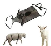 Goat Anti Breeding Apron, Anti Breeding Apron, Livestock Clothing with Adjustable Strap, Breedings Control Goat Skirt, Wear Resistant Animal Skirt (Black)