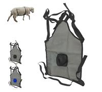 Goat Anti Breeding Apron, Anti Mating Skirt Goat Apron for Goats Sheep, Livestock Clothing with Adjustable Strap, Animal Supplies, Livestock Clothing (Black)