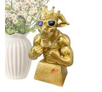 Goat Award Trophyy, Muscle Goat Football Trophyy, Funny Desk Figurine