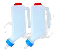 Goat Bottle - Milk Water Drinker, 8.27x3.35x2.36in Scale Feeding Tool for Lamb Doeling Dwarf Farm Barn Ranch Fence Outdoor Livestock, Household Supplies Accessories for Daily Animal Feeds & Care Tasks