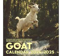 Goat Cαʅҽɳԃαɾ 2024-2025: 16 Months of The Animal from Sep 2024 to Dec 2025,Square 8.5 x 8.5 Inches Gift For Organizing & Planning