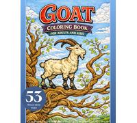 Goat Coloring Book for Adults and Kids: Cute Pygmy Goats, Pet Farm Animal Gifts, Activity Coloring Pages