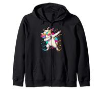 Goat Dabbing Sunglasses Graphic Kids Boys Colorful Goat Sudadera con Capucha