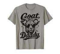 Goat Daddy Funny Farm Animal Dad Graphic Camiseta