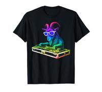 Goat DJ Music Party Animal Amante Camiseta