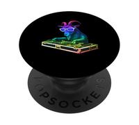 Goat DJ Music Party Animal Amante PopSockets PopGrip Adhesivo