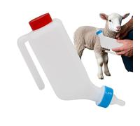 Goat Feeding Bottles, 800 ml Nursing Bottle for Lamb, Soft Nipple Design, Small Animal Breeding Tool, for Puppy, Cow, Sheep, Livestock Feeding, Farm Animal Care, 25,6 cm