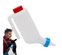 Goat Feeding Bottles, Lamb Nursing Bottle, 10.08 Inches 800ml Feeder with Scale Silicone Nipple, Animal Breeding Supplies for Goat Sheep Puppy Small Pets, Clear