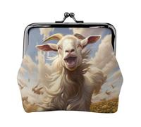 Goat Frolic - cartera versátil con estampado de cartera exquisito, bonita bolsa de cambio para cualquier ocasión