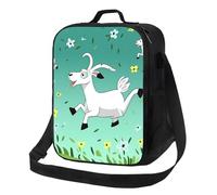 Goat Frolic - Lonchera aislada para mujeres y hombres, reutilizable, a prueba de fugas, contenedores de alimentos, bolsa de comida para el trabajo, viajes al aire libre