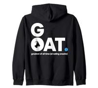 Goat Greatest of All Time at Eating Snacks Sudadera con Capucha