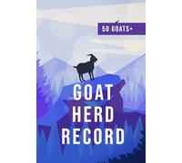Goat Herd Tracker - Breeding, Medical & Pedigree Record Book: Keep track of goat health, lineage, weight, vaccinations and kidding history - Practical goat management logbook