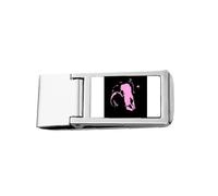 Goat l Dead Hunts - Cartera de bolsillo con clip para dinero de acero inoxidable