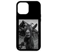 Goat Meme Country Humor Farm Chaos Scene Broken Barnyard Carcasa para iPhone 12 Pro MAX