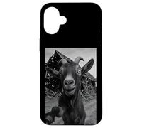 Goat Meme Country Humor Farm Chaos Scene Broken Barnyard Carcasa para iPhone 16 Plus