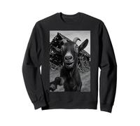 Goat Meme Country Humor Farm Chaos Scene Broken Barnyard Sudadera