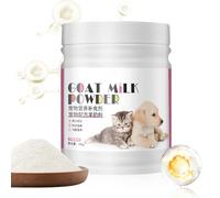 Goat Milk Powder, Natural Organic Pet Formula, Nutrient-Rich Supplement Weaning Puppies, Kitchen and Farm Use, Indoor Outdoor Travel-Friendly Dog Supplies for Sensitive Stomachs