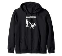 goat mom Dinosaur Sudadera con Capucha
