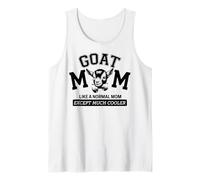 Goat mom Like a Normal mom Except Much Colour Camiseta sin Mangas