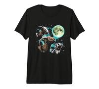 Goat Moon - Divertido Amante de Las Cabras Humor Animal Novedad Linda Cabra Camiseta Premium