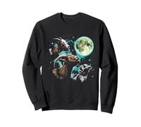 Goat Moon - Divertido Amante de Las Cabras Humor Animal Novedad Linda Cabra Sudadera