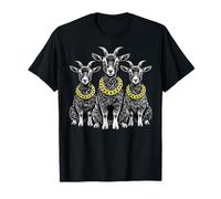 Goat Rap Old School Retro Streetwear 80s 90s Three Camiseta