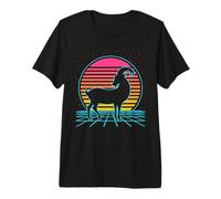 Goat Retro Vintage 70s 80s Style Farm Animals Lover Camiseta Premium