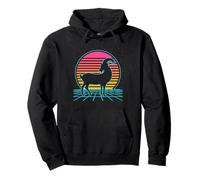 Goat Retro Vintage 70s 80s Style Farm Animals Lover Sudadera con Capucha