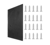 Goat Scratching Post, Soft Full Massage, Heavy Duty Comfortable Grooming Comb, 12 Inches Durable ABS Pad with Secure Mount, Livestock Barn Accessory for Animal Cows Dogs Cattle Farm Enrichment