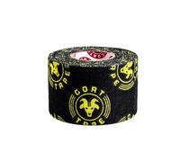 Goat Tape Aterrador Pegajoso Cinta de Levantamiento de Pesas, Negro y Amarillo, 1 Paqeutes
