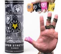 Goat Tape Cinta para pulgar súper elástica, cinta de agarre de gancho para levantamiento de pesas y cinta WOD para entrenamiento cruzado, cinta de entrenamiento de gimnasio, envoltura de dedos