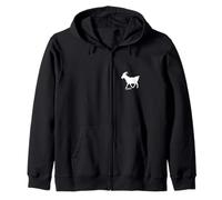 Goat White Sudadera con Capucha