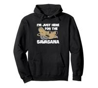 Goat Yoga Savasana Divertido Descanso Goat Yoga Humor Yogi Sudadera con Capucha