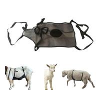 Goats Skirt Apron, Anti Mating Skirt Goat Apron, Livestock Clothing with Adjustable Strap, Anti Breeding Sheep Animal Skirts for Goats Sheep, Prevent Unwanted Breeding, Animal Supplies (Black)