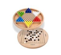 Gobang Non-toxic Family Game Environment Friendly Combo Game with Chess Ludo Chinese Checkers Toys for Kids-2