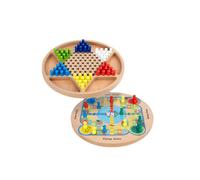 Gobang Non-toxic Family Game Environment Friendly Combo Game with Chess Ludo Chinese Checkers Toys for Kids-1