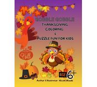 Gobble Gobble Thanksgiving Coloring Puzzle Fun for Kids
