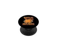 Gobble Me Swallow Me Drip Salsa por El Lado De Mí Pavo PopSockets PopGrip Adhesivo