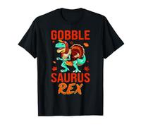Gobble Saurus-Rex Turkey Dinosaur Thanksgiving Thankful Camiseta