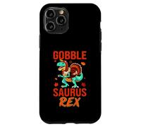 Gobble Saurus-Rex Turkey Dinosaur Thanksgiving Thankful Carcasa para iPhone 11 Pro