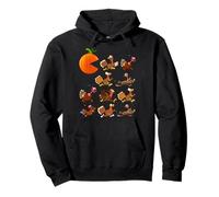Gobble Til You Wobble Thanksgiving Pumpkin Game Eats Turkeys Sudadera con Capucha