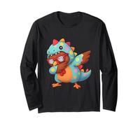 Gobble Turkey Day Happy Thanksgiving Cute Turkey Dab Kids Manga Larga