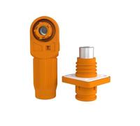 GOBCD 6 mm 120 A de un solo núcleo de almacenamiento de energía de alto voltaje tuerca tipo M5 energía eólica fotovoltaica conector de batería de almacenamiento de energía (120 A, enchufe tipo tuerca