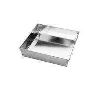 GOBEL 124110 Manque Carré Fond Fixe Fer Blanc