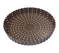 Gobel 20 CM Antiadherente Perforado Quiche & Pastel Lata - Estriado Redondo