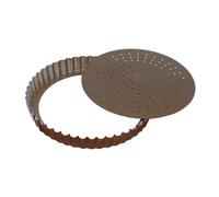 Gobel 226419 - Molde para tartas (28 cm, fondo móvil perforado antiadherente)