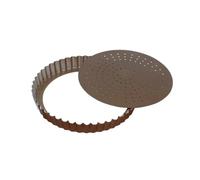 Gobel 226431 - Molde para tartas (24 cm, fondo móvil perforado antiadherente)