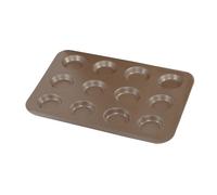 Gobel 228310 - Molde para minitartaletas (12 Huecos, Antiadherente)