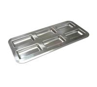 GOBEL - 6 Platos de estaño - Desmoldeo rápido - Excelente conductividad térmica - Made in France 120710